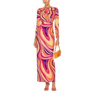 YAURA Women’s Ekua Dress in Kaleidoscope Print